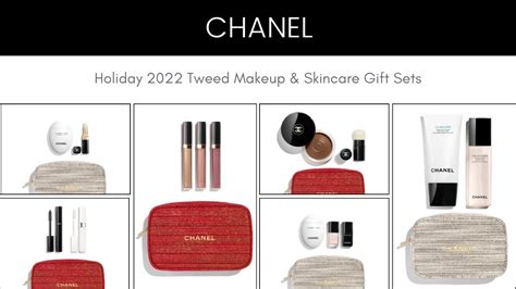 chanel beauty holiday gift set|Chanel tweed gift set 2022.